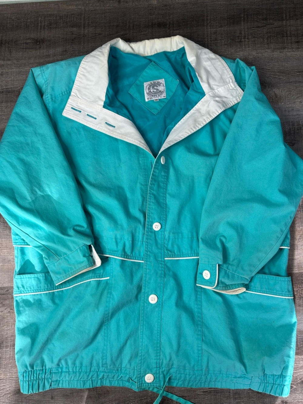 Current Seen Teal Women's Jacket - Teal Lining, 16W